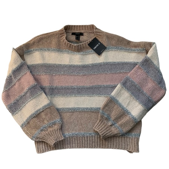 NWT Forever 21 Striped Sweater Womens Size M - Picture 5 of 6